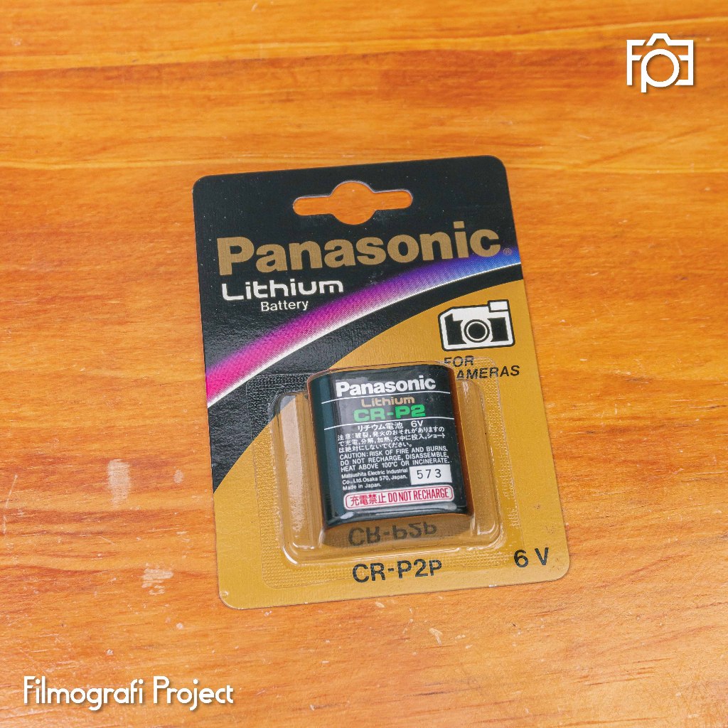 Baterai Panasonic CRP2 CR-P2 CR P2 Photo Lithium Battery - Untuk Kamera Analog
