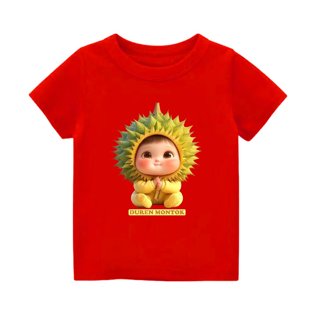 Baju Kaos Karakter Kartun Anak Laki laki Perempuan Cowok Cewek Balita BAYI DUREN MONTOK