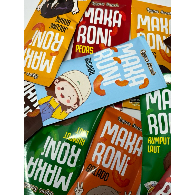 

[200 PCS] MAKARONI KRIUK BERHADIAH CUSTOM RASA 6 PILIHAN RASA JUAL ECER 1000 UNTUNG BANYAK HALAL LEZAT GURIH Camilan Food Cemilan Pedas