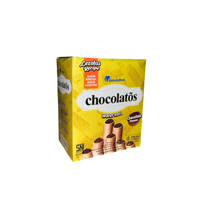 

Chocolatos Wafer Roll Rasa Coklat