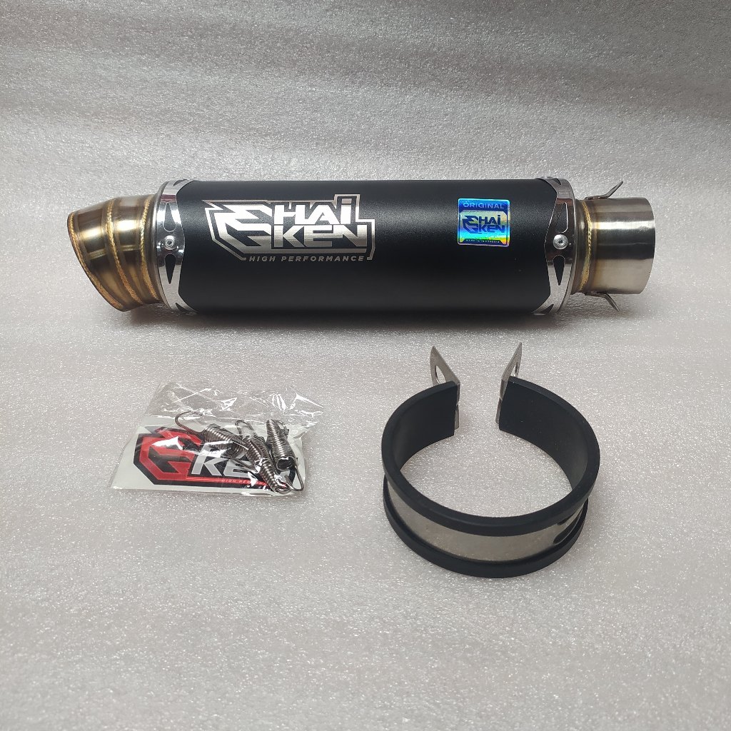 Silincer Racing Inlet 50 Gahar Bass adem Tipe RL 22 Original Haiken Muffler Silincer Only