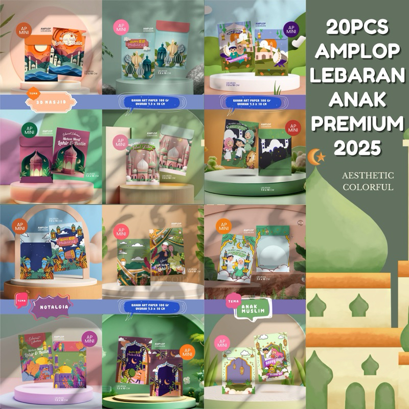 

Amplop Mini Anak Premium 20PCS