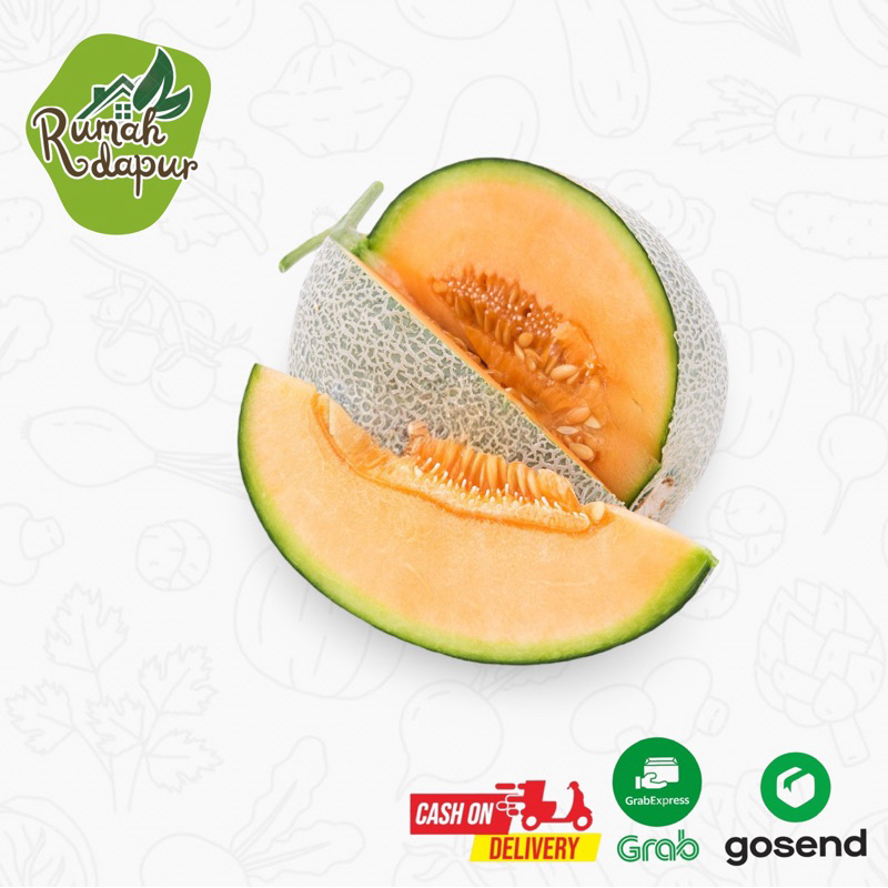 

BUAH MELON ORANGE ROCK / BERAT (±) 500 GRAM