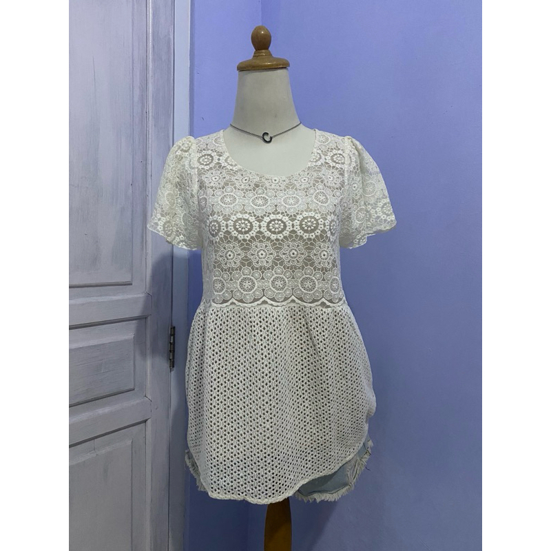 Preloved Blouse Brukat