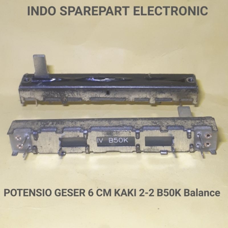 potensio geser 6 cm kaki 2-2 B50K