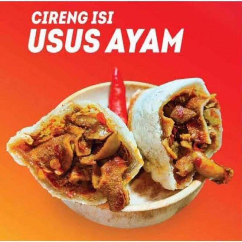 

Cireng isi rasa usus pedas makyus