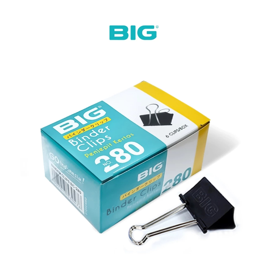

BIG Binder Clip Klip Penjepit Kertas 280 BIG BC-280 (isi 6 Pcs)