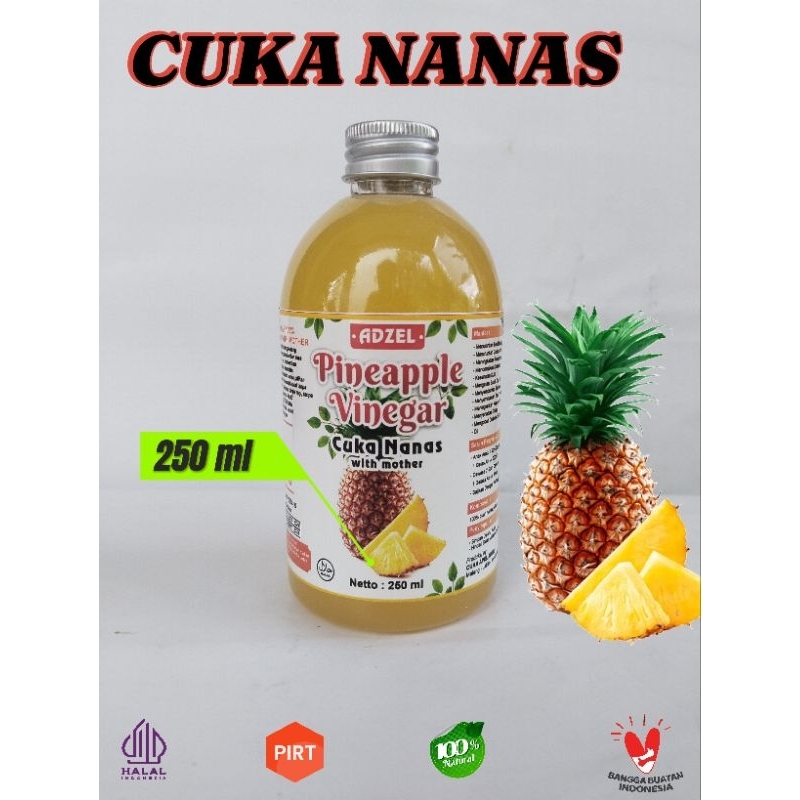 

Cuka nanas untuk kesehatan 250 ml - cuka nanas original - cuka nanas with mother - cuka nanas asli