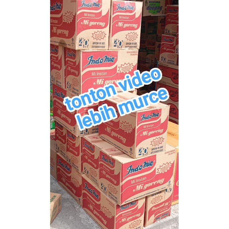 

indomie goreng / sedap goreng 1 dus isi 40pcs EXP 8/2025