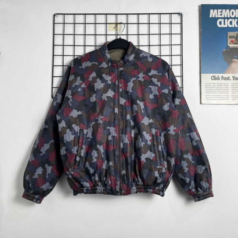 JAKET OXFORD SPORT UNIVERSITY REVERSIBLE CAMOFLAGE SECOND ORIGINAL, JAKET CROP, CROP JAKET