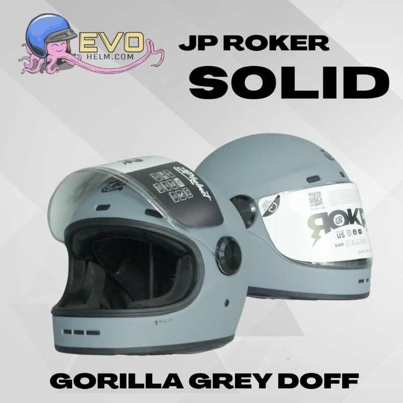 RK HELM JPX - JP RETRO ROKR SOLID & MOTIF, HELM CAKIL FULL FACE, HELM PRIA, JPX HELMET OFFICIAL