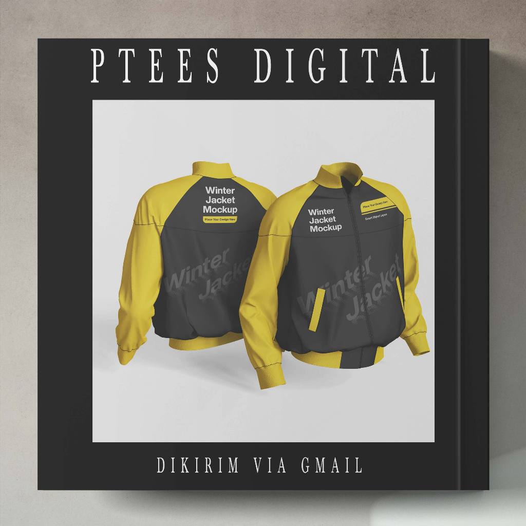 PD0409 - JACKET MOCKUP - PSD PHOTOSHOP TEMPLATE JAKET HOODIE