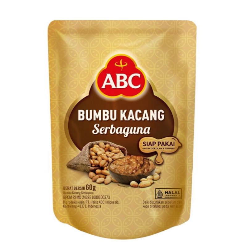 

ABC Saus Bumbu Kacang Serbaguna Pouch 60 g