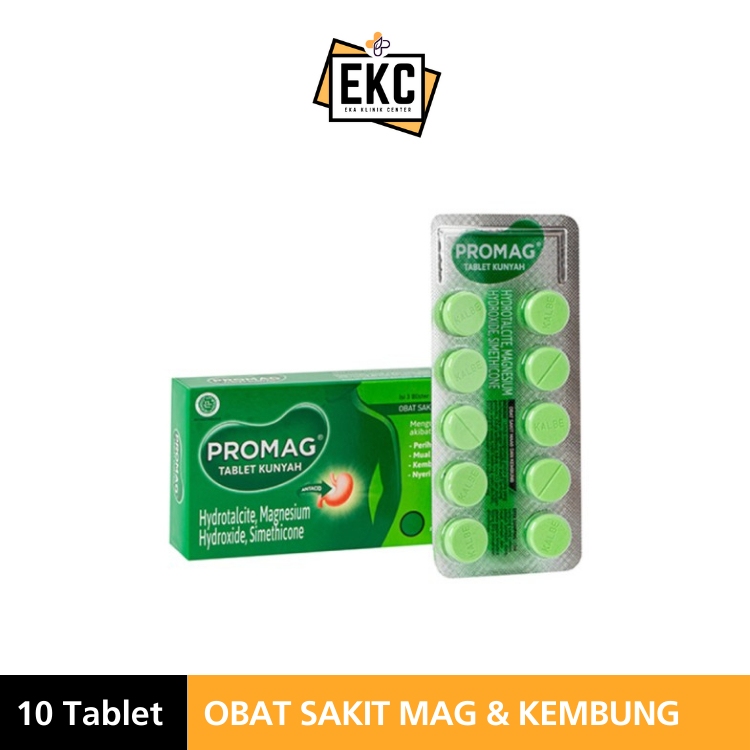 Promag 10 Tablet - Obat Asam Lambung & Gerd
