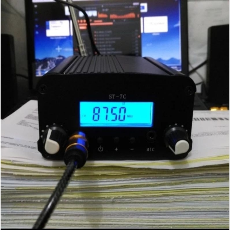Modul Transmitter Stereo FM 87-108 Mhz PLL LCD Display