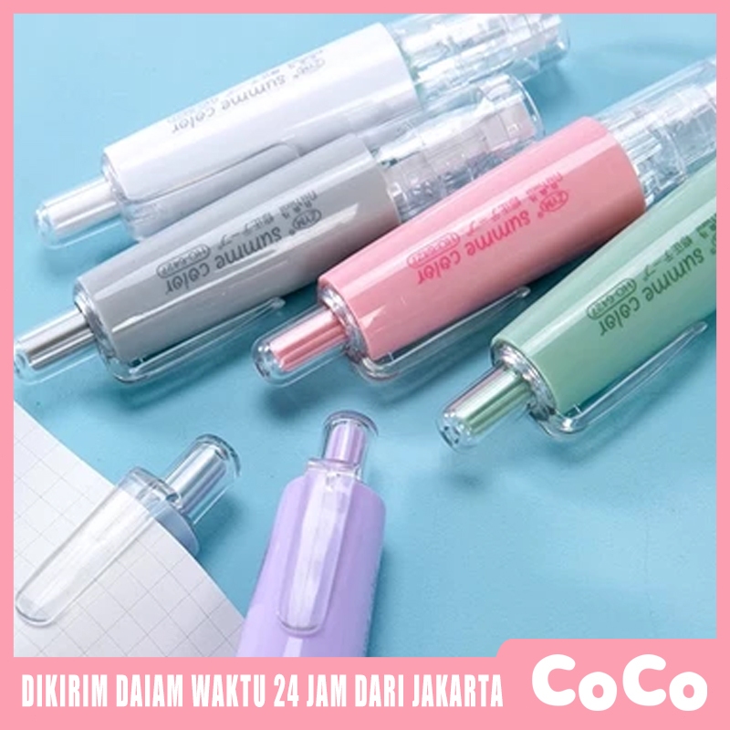 

Press Correction Tip Ex Kertas 6M Macaroon Tip X Cetek Mekanik Pastel Kertas Roll / Correction Tape Tip-Ex Aesthetic Lucu