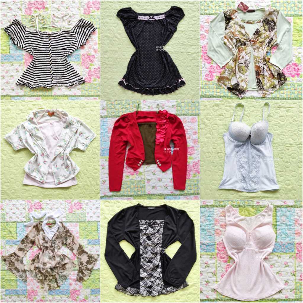 P.2 Fairycore cute coquette dollete cottagecore fatal femme y2k vintage 90s acubi down town milkmaid