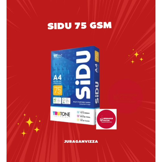 

kertas HVS Sidu A4 75 gsm gr