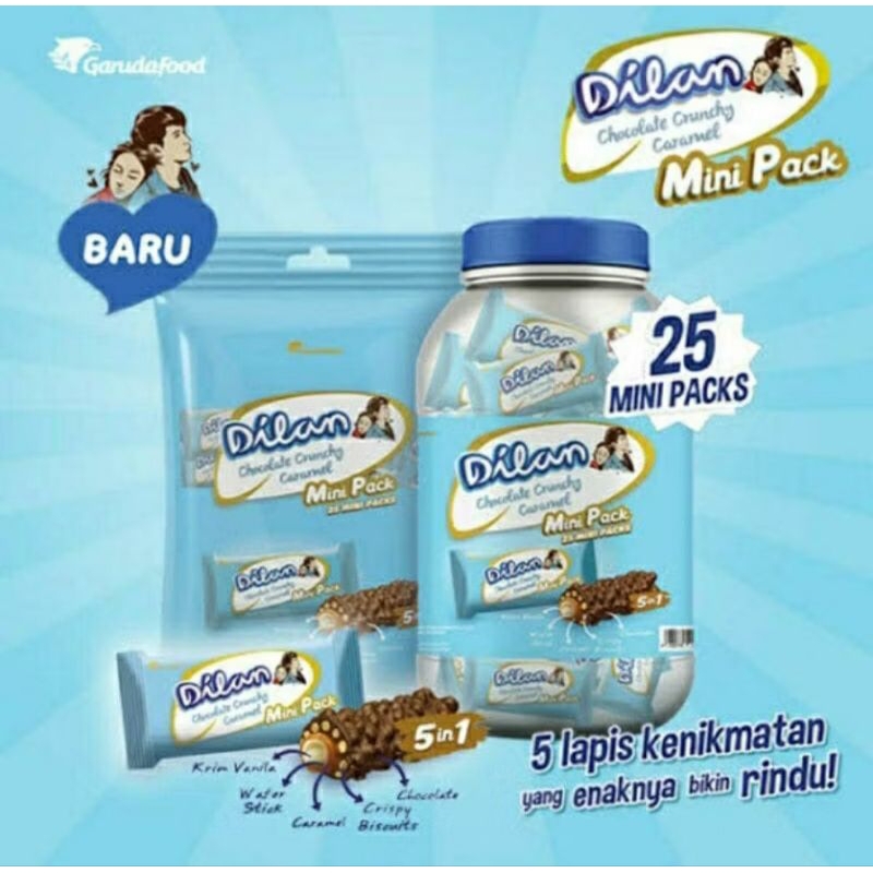 

DILAN CHOCOLATE MINI PACK REFILL KEMASAN BAG ISI 25PCS