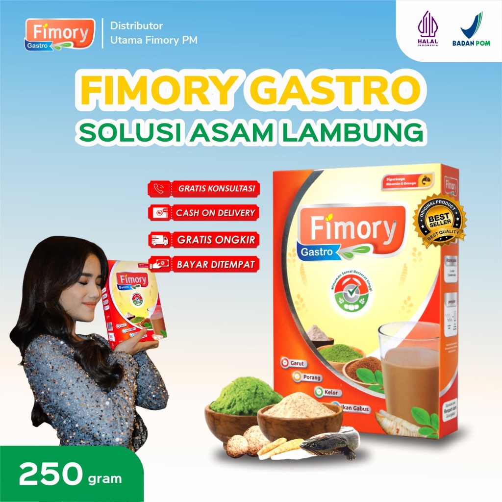 

Fimory Gastro 250gr - Minuman Berkhasiat untuk atasi Asam Lambung | Original 100% dari Bahan Alami