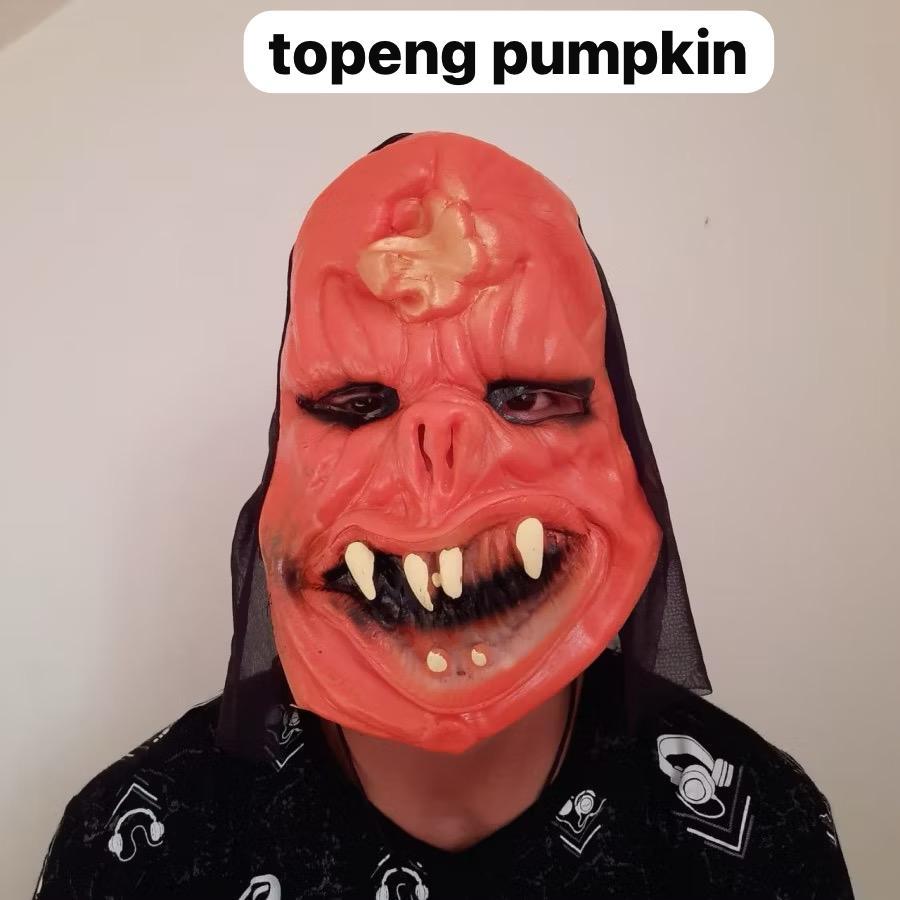 topeng seram topeng hantu topeng cosplay Topeng hallowen Topeng Hantu Momo Halloween Seram Rumah Han