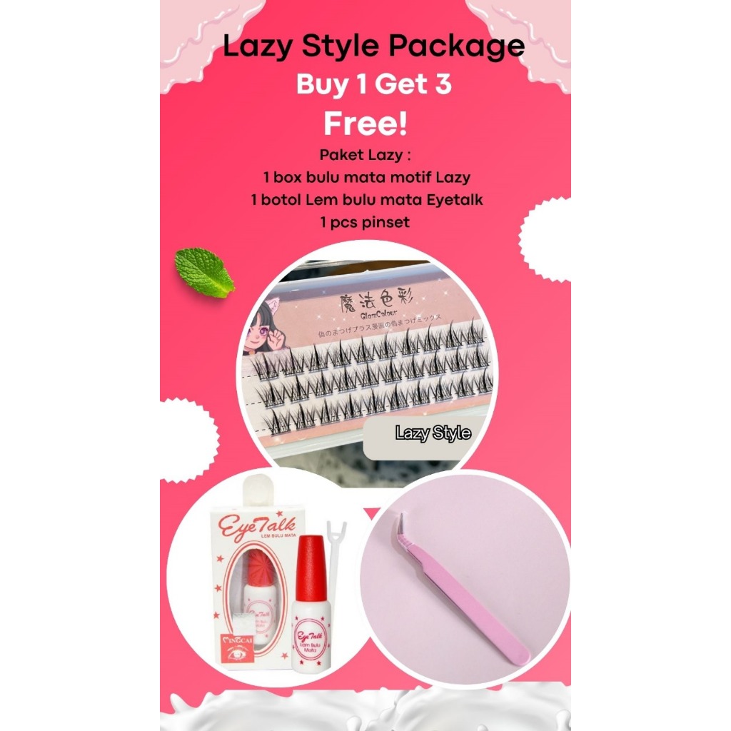 PAKET - GPO Bulu Mata Palsu Berkualitas Tinggi Eyelash Extension 11/12/13mm Natural Ekstensi Bulu Ey