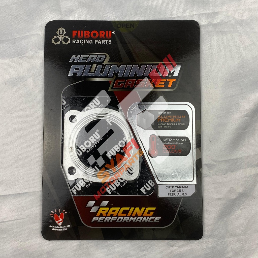 PAKING HEAD ALUMINIUM FORCE 1 / F1ZR 0,3 0,4 0,5 0,7 GASKET PERPAK KOP RACING ALMINI FUBORU