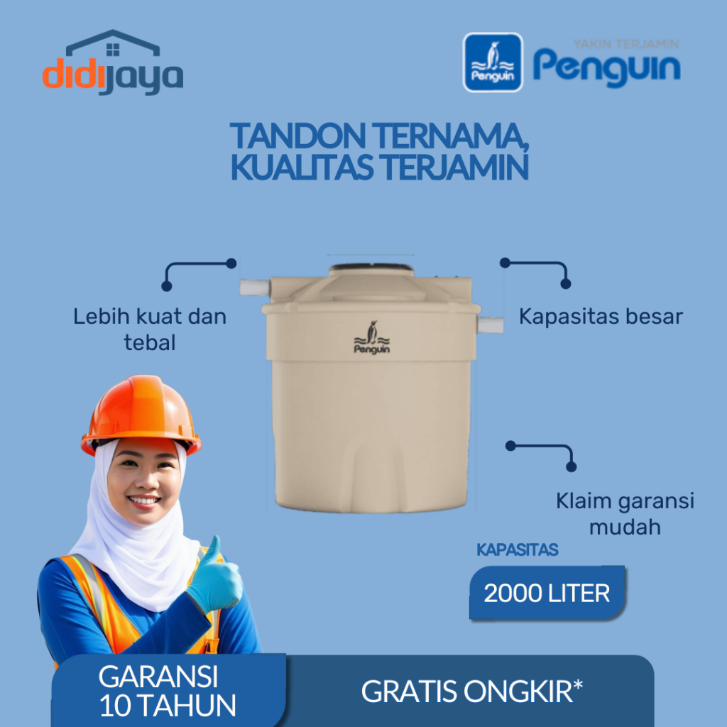 Septic Tank Biorotech Penguin BIO 200 2000 Liter | Septic Tank Biorotech