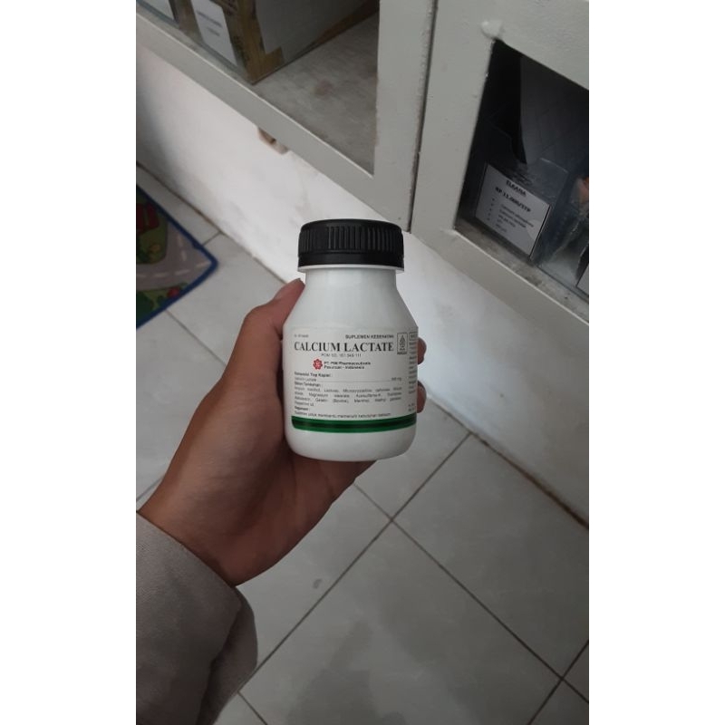 calcium lactate 500mg per tablet