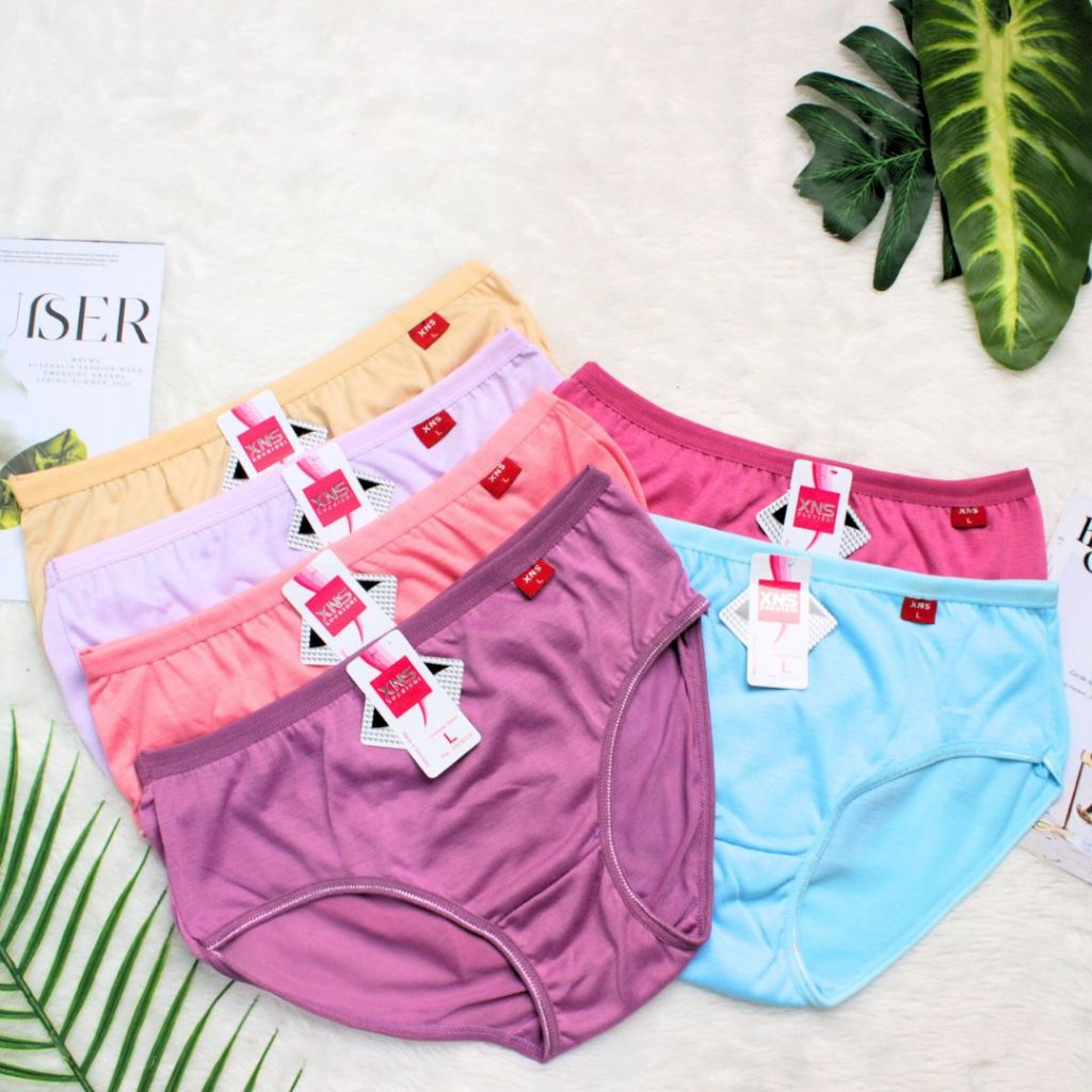 (6 PCS) CELANA DALAM WANITA PREMIUM MURAH XNS / CD PEREMPUAN MURAH DEWASA XNS - 9900