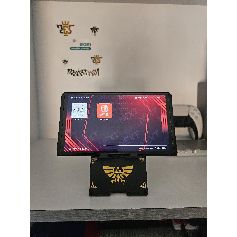 NITENDO SWITCH OLED CFW DUAL BOOT TABLET ONLY