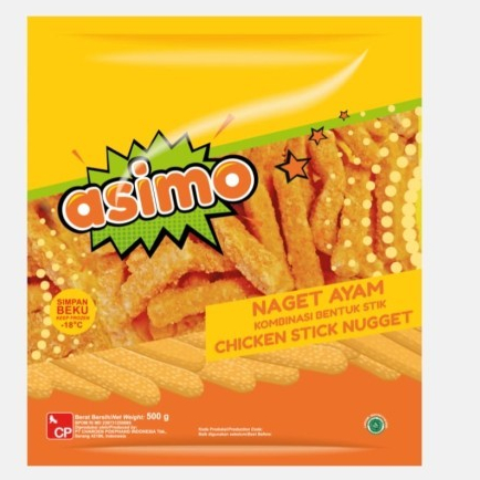 

ASIMO NAGET AYAM STIK 250 GR