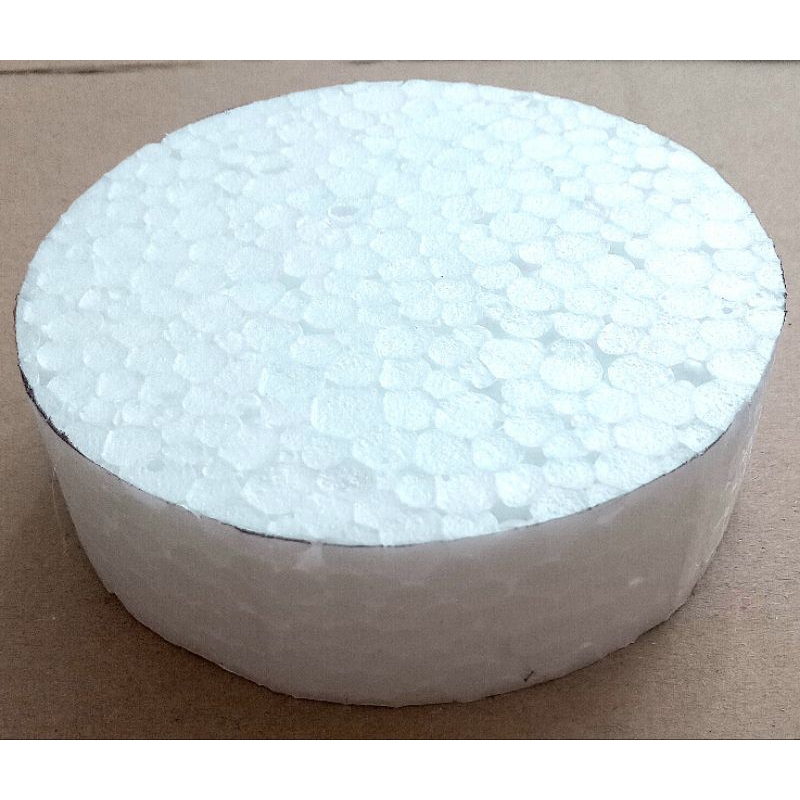 GABUS BUKET STYROFOAM | Alas Buket Bunga Uang Snack | Floral Foam Palsu Ukuran D : 14cm T : 3cm