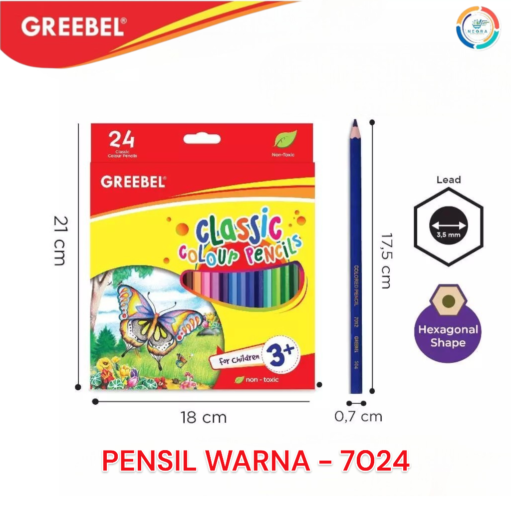 

Greebel Pensil Warna 24 Classic Colour | 7024