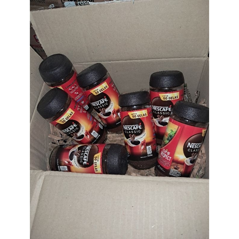 

nescafe classic 100g untuk 50 gelas