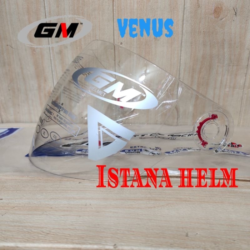 KACA HELM | VISOR HELM GM VENUS | HIJAB | CLEAR ORIGINAL GM
