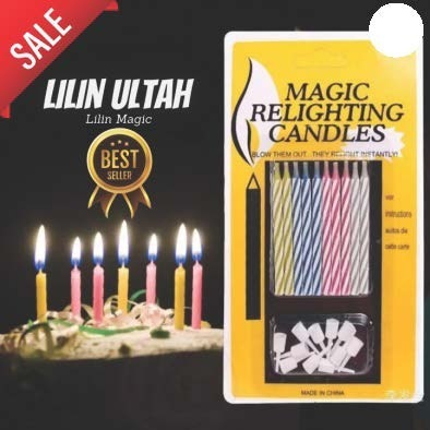 

Magic Candle LIlin/Magic Relighting Cadle /Lilin Ajaib Ulang Tahun/ Souvenir Pesta 4.9 47