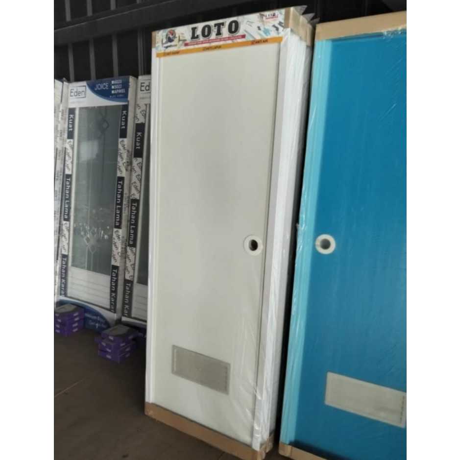 PINTU KAMAR MANDI PVC POLOS PUTIH | PINTU KAMAR MANDI MINIMALIS