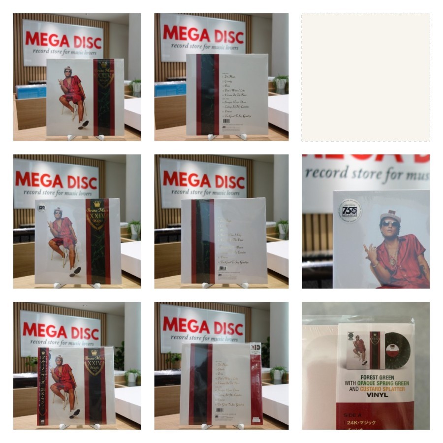 LP Bruno Mars - XXIVK Magic / 24K Magic Album Vinyl Piringan Hitam PH