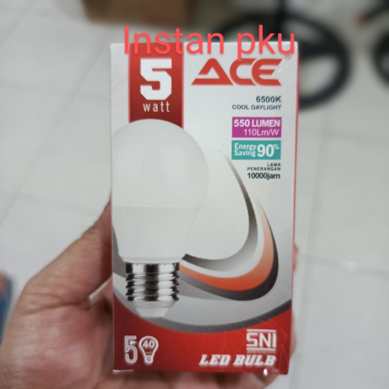 Lampu LED 5watt /bohlam LED 5watt ACE