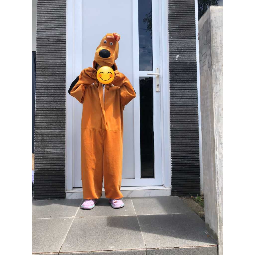 BEST SELLER KOSTUM SCOOBY DOO/ KOSTUM COSPLAY ANAK-ANAK DEWASA/ SCOOBY DOO COSTUM/KOSTUM KARNAVAL