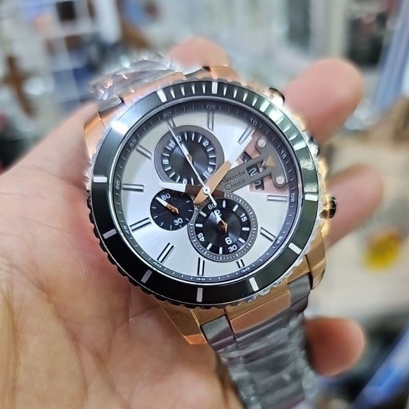 jam tangan pria sport ALEXANDRE CHRISTIE 6455 MCBGRSL