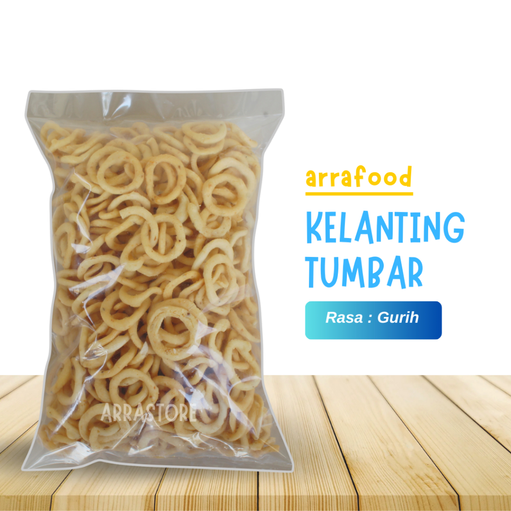 

[500 G] Kelanting Tumbar Renyah Gurih Snack Asli Lampung