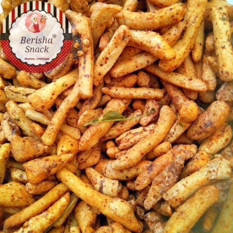 

BASRENG PEDAS DAUN JERUK / BASRENG STIK PEDAS [250 GR]