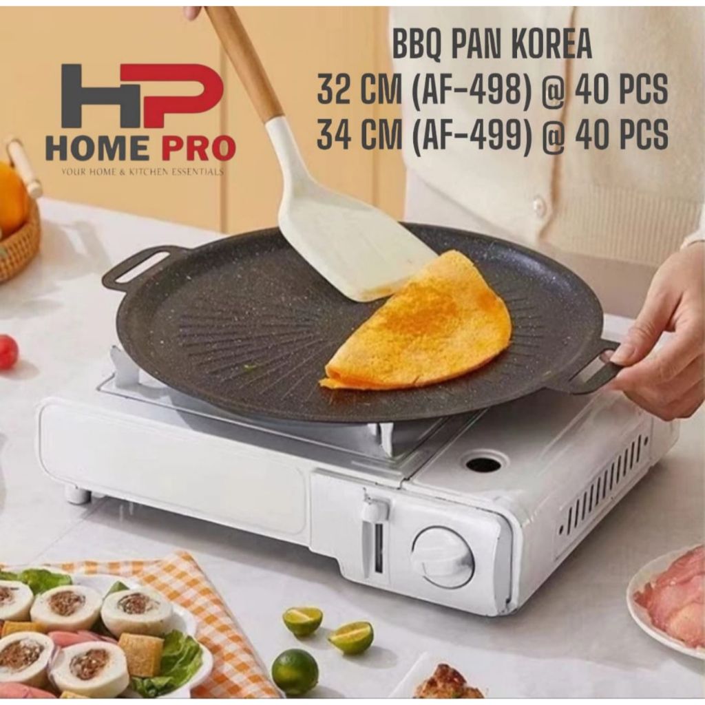 BBQ PAN KOREA / Panci Wajan Pemanggang Korea Bbq Anti Lengket Grill Pan