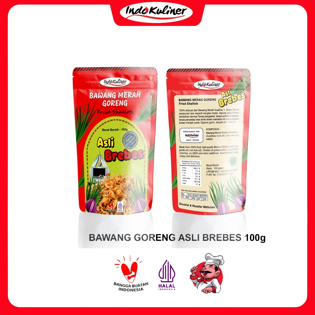 

Bawang Merah Goreng Brebes 100 gr Indokuliner
