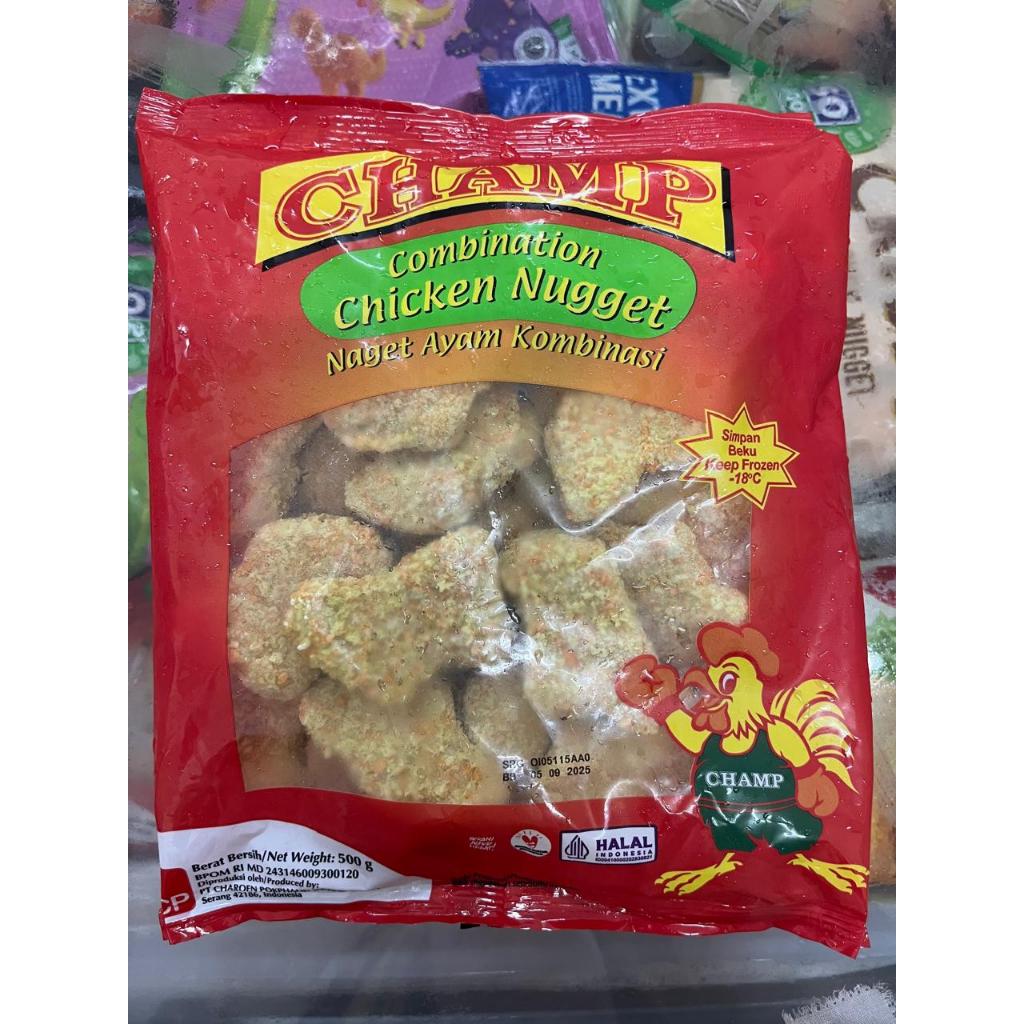 

CHICKEN NUGGET CHAMP KOMBINASI 450 GRAM