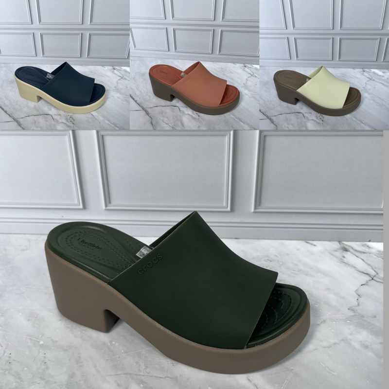 Sandal Crocs Brooklyn Heels woman / Sandal Wanita Crocs Brooklyn Heels / Crocs Brooklyn Heels wedges