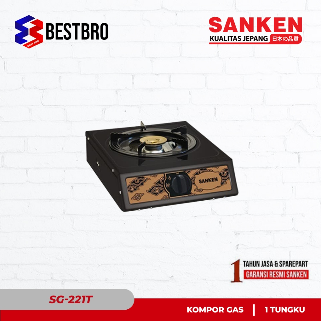 Sanken SG-221T Kompor Gas 1 Tungku