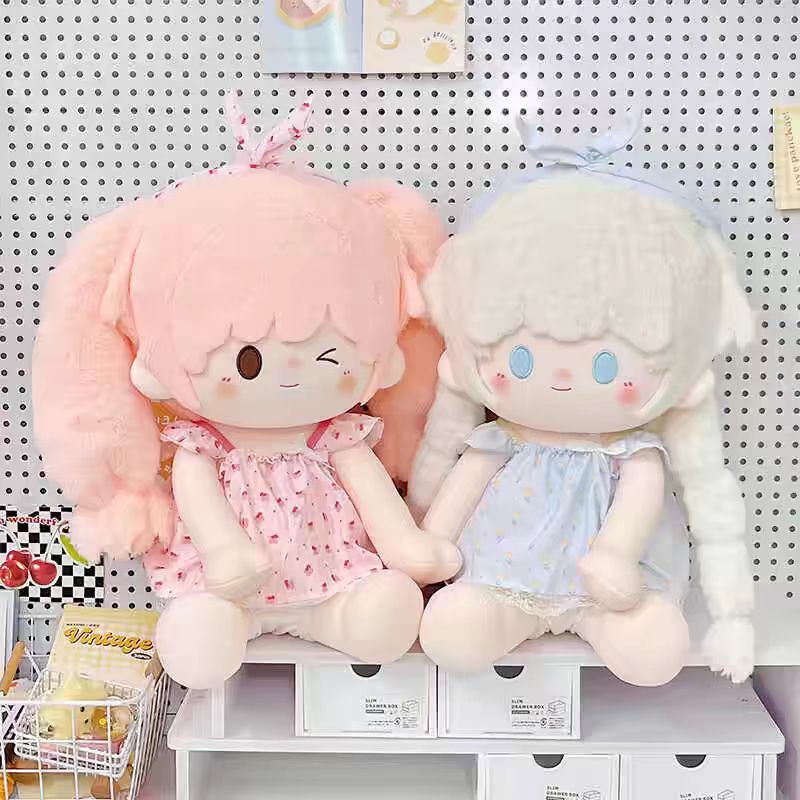 [READY STOCK] baju cotton doll boneka dress untuk boneka 40cm 20cm 15cm motif bunga flowers dress